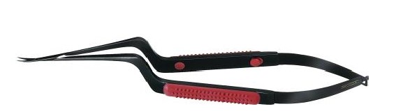 Сенсешн Ноір ножиці гострі вигнуті 185/60 мм